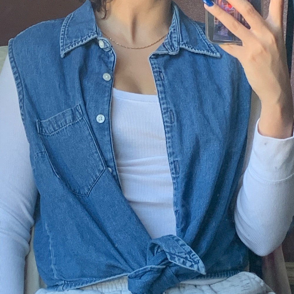 Super cute Denim Vest